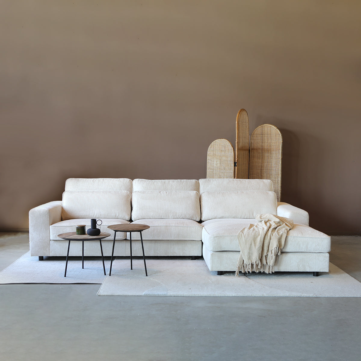 PEPP interiors LECH met chaise longue rechts - Lincoln 03N